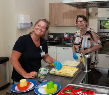 Vrijwilliger die gek is op koken