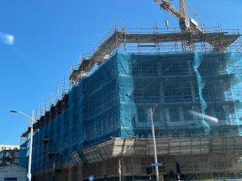 Pieter van Foreest volop aan het bouwen voor nieuwbouwlocatie Spoorzone in Nieuw Delft