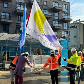 Het hoogste punt is bereikt voor de nieuwbouwlocatie in Nieuw Delft