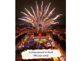 Zien we jou op 9 december tijdens Lichtjesavond in Delft?