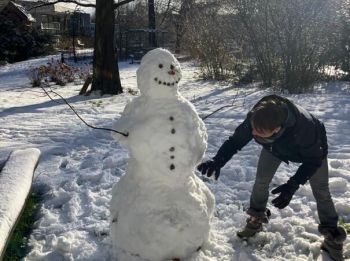 Pauze + Sneeuw = Sneeuwpret!