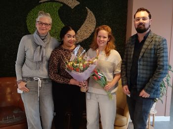 Trots op onze nieuwe collega!