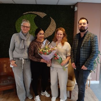 Trots op onze nieuwe collega!