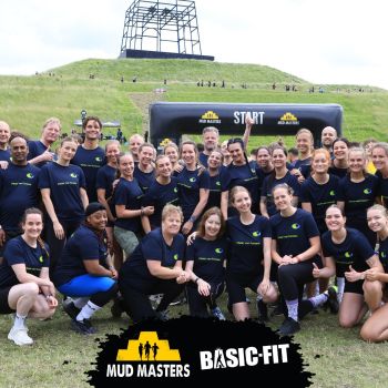 Pieter team bij Mudmasters 2026
