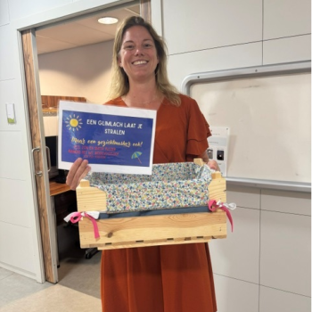 Stralende verrassing voor collega's Weidevogelhof